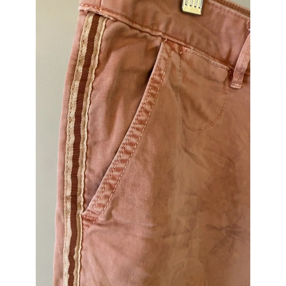 Anthropologie Relaxed Chino Pants Rose Pink‎ 32